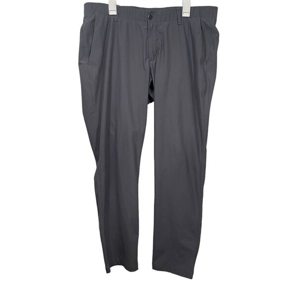 Under Armour Threadborne Grey Straight Leg Athletic Pants - Picture 1 of 6